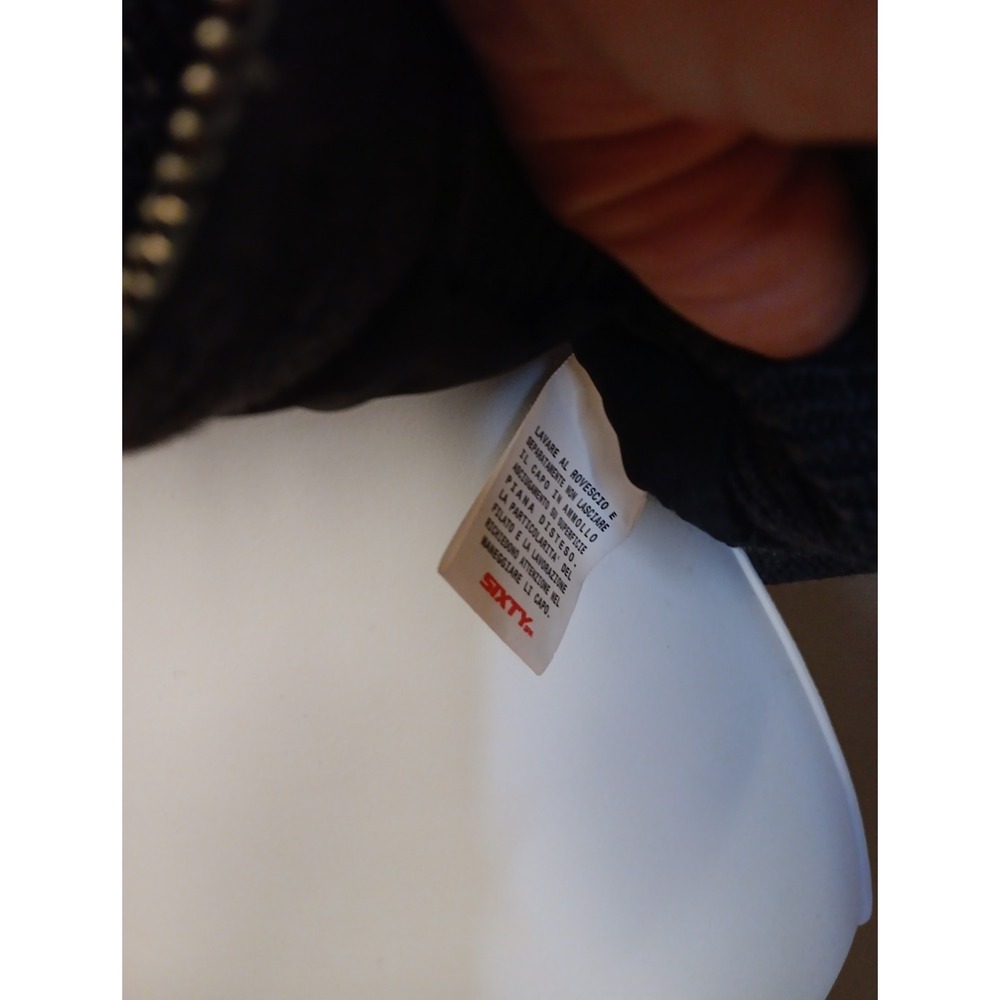 Vintage Miss Sixty M60 Aymmetrical Moto Jacket Sweater Women's XS Biker Y2K Wool - Picture 5 of 7